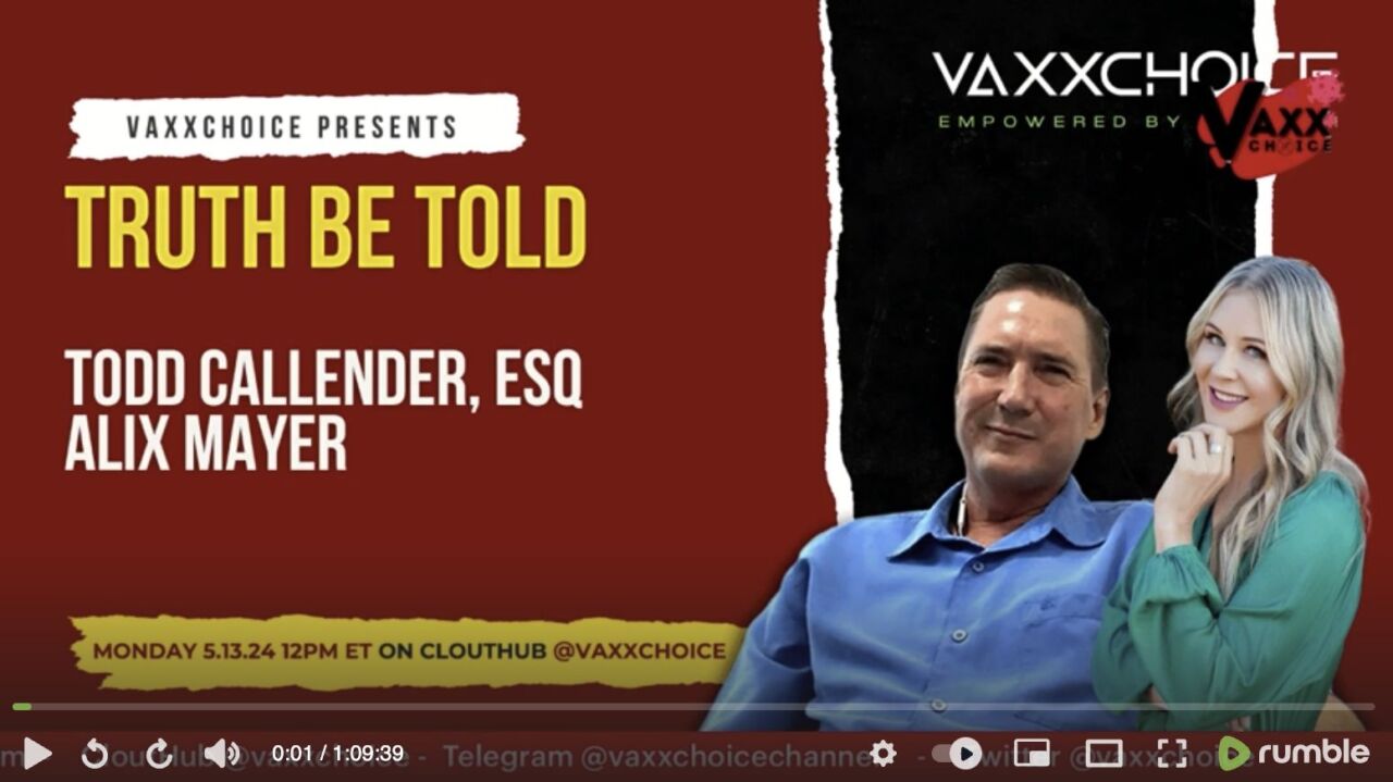 Truth Be Told Podcast Vaxx Choice Todd Callender Alix Mayer